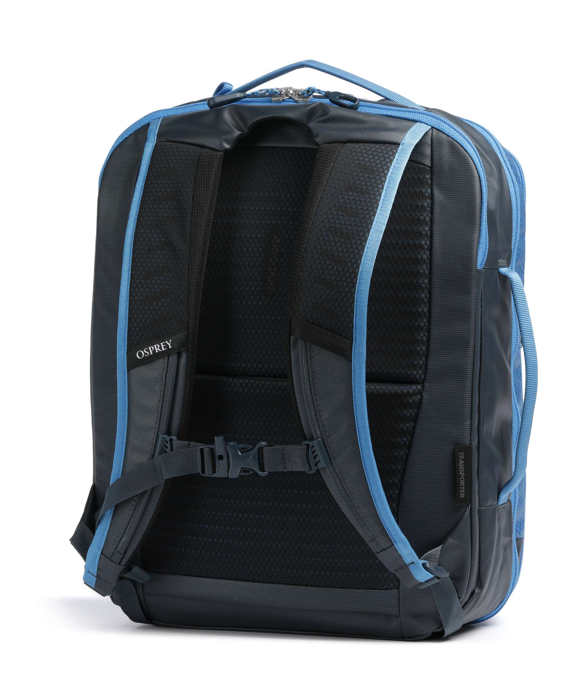 Osprey Transporter 26+6 Travel backpack blue flame