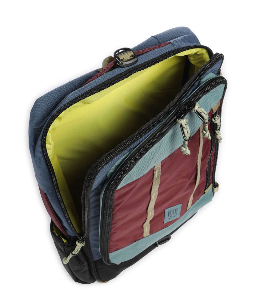 Topo Designs Global 30 Travel backpack dark denim/burgundy