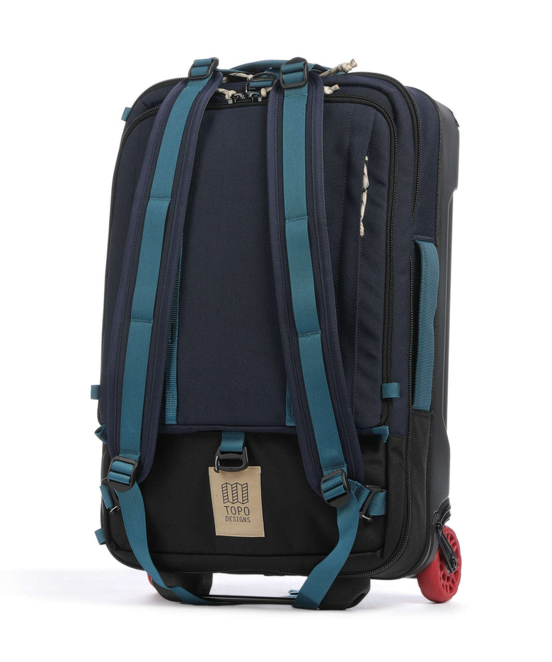 Topo Designs Global Travel bag with wheels navy/sahara