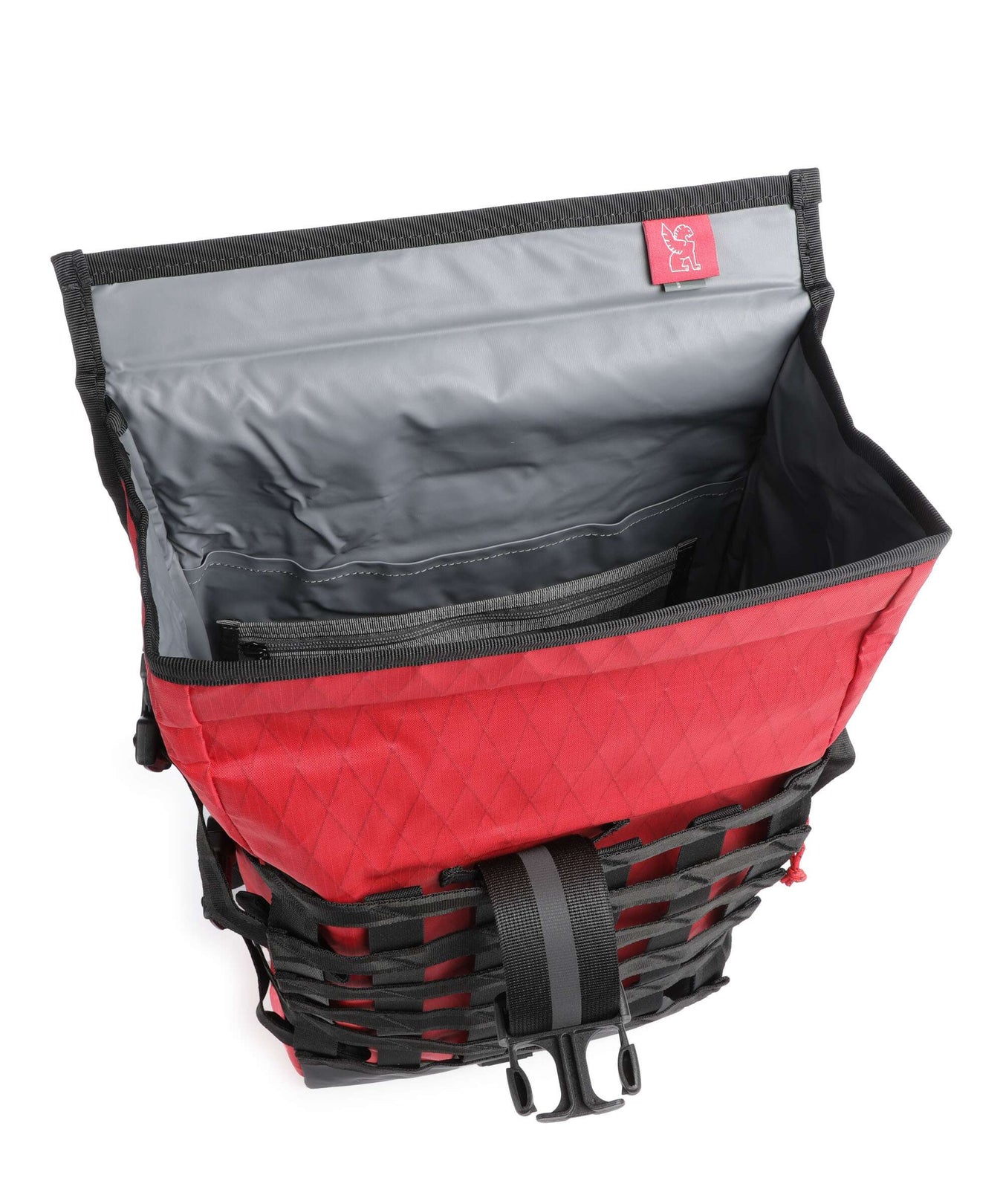 Chrome Barrage 22L Rolltop backpack red