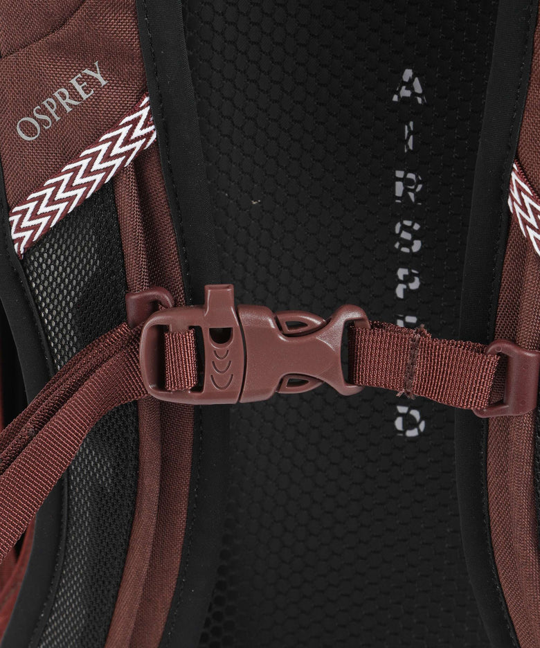 Osprey Parsec 26 Hiking backpack sawdust tan/raisin red