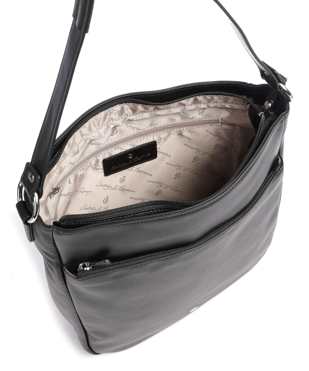 Castelijn & Beerens Babette Nappa Hobo bag black