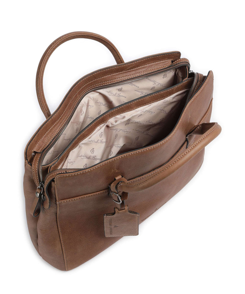 Castelijn & Beerens Carisma Laptop bag cognac
