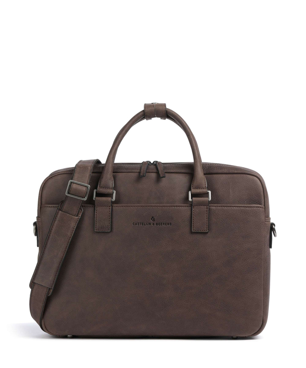 Castelijn & Beerens Carisma RFID Briefcase mocca