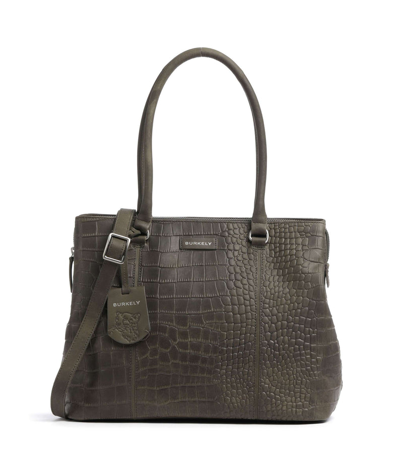 Burkely Cool Colbie Briefcase forest green
