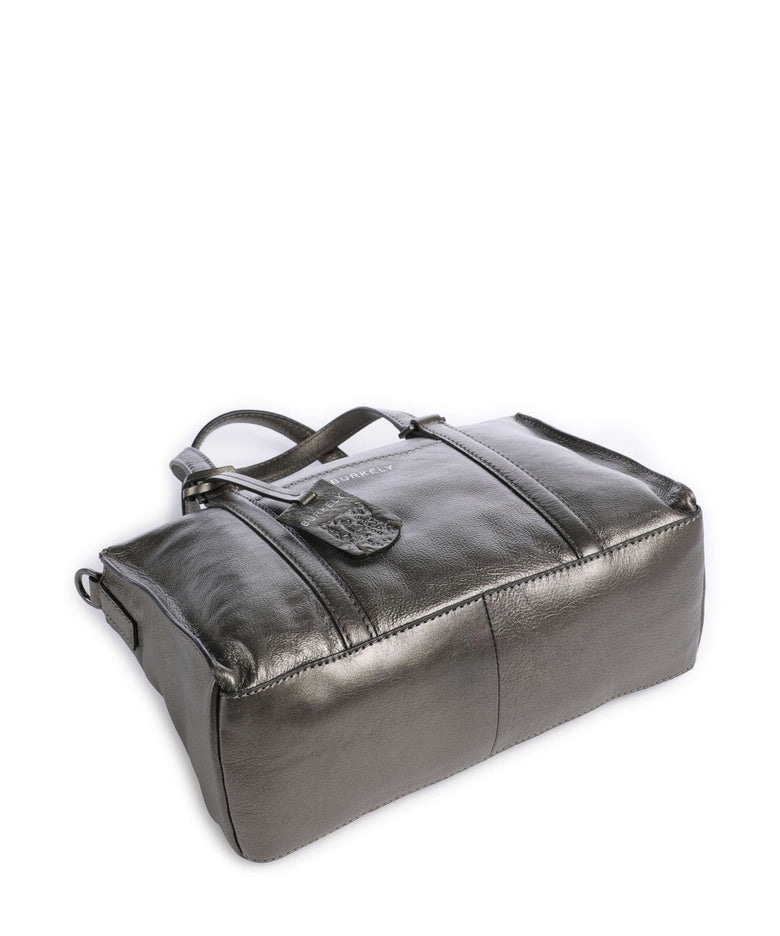 Burkely Creased Crystal Handbag gunmetal