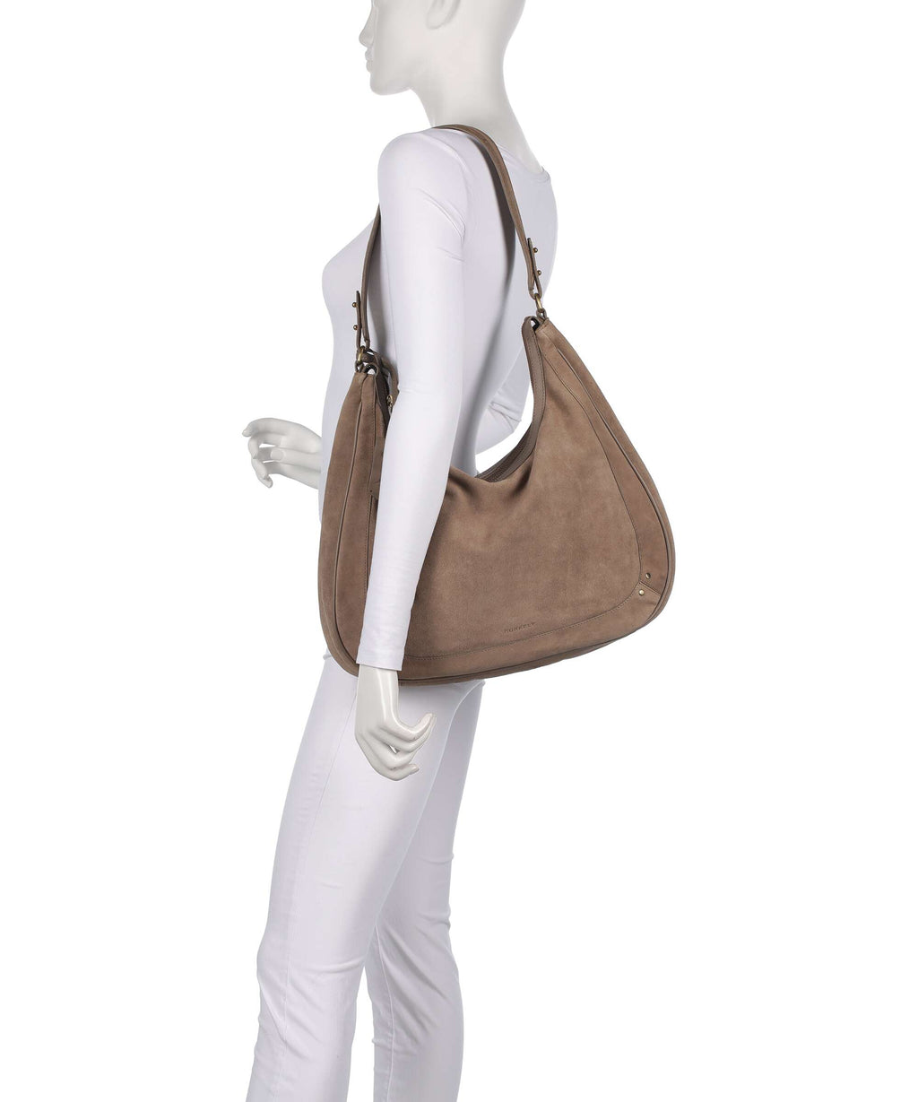 Burkely Sierra Hobo bag taupe