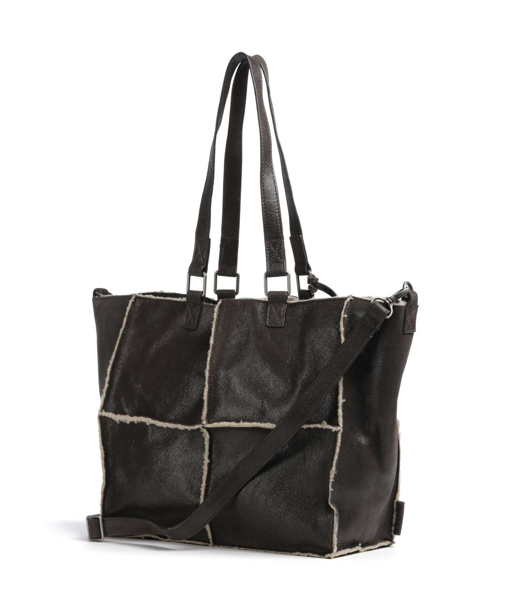 Burkely Lana Tote bag dark brown