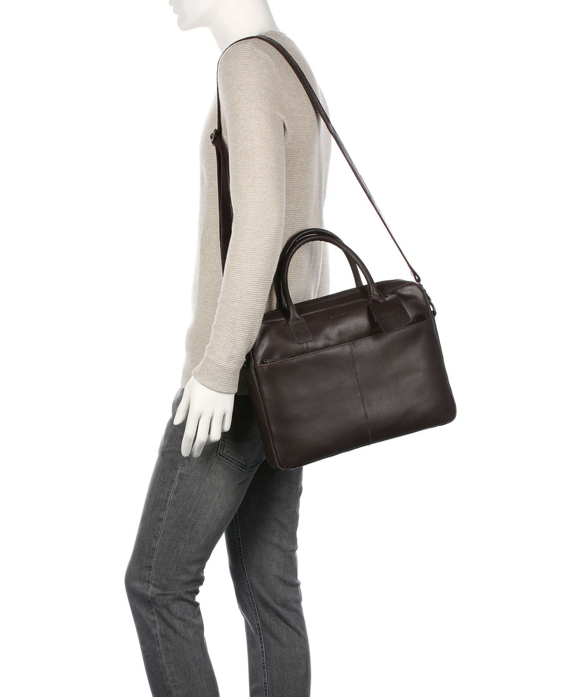 Burkely Vintage Jack Briefcase dark brown