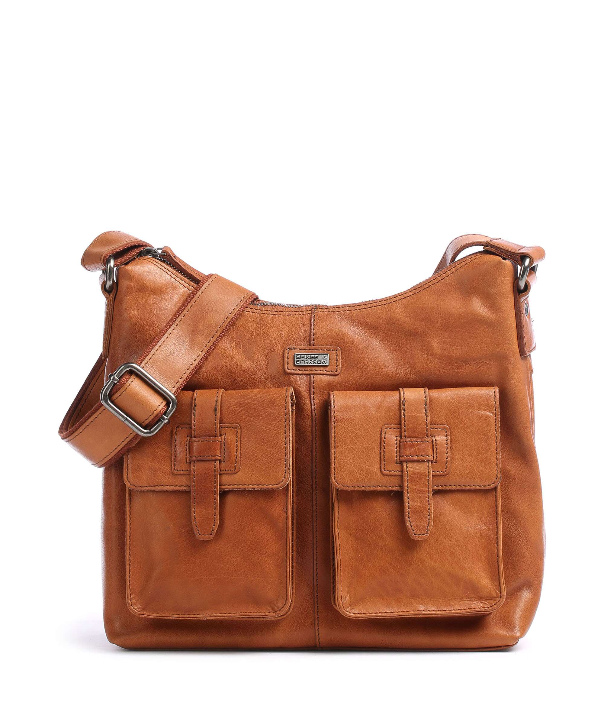 Spikes & Sparrow Bronco Hobo bag brandy