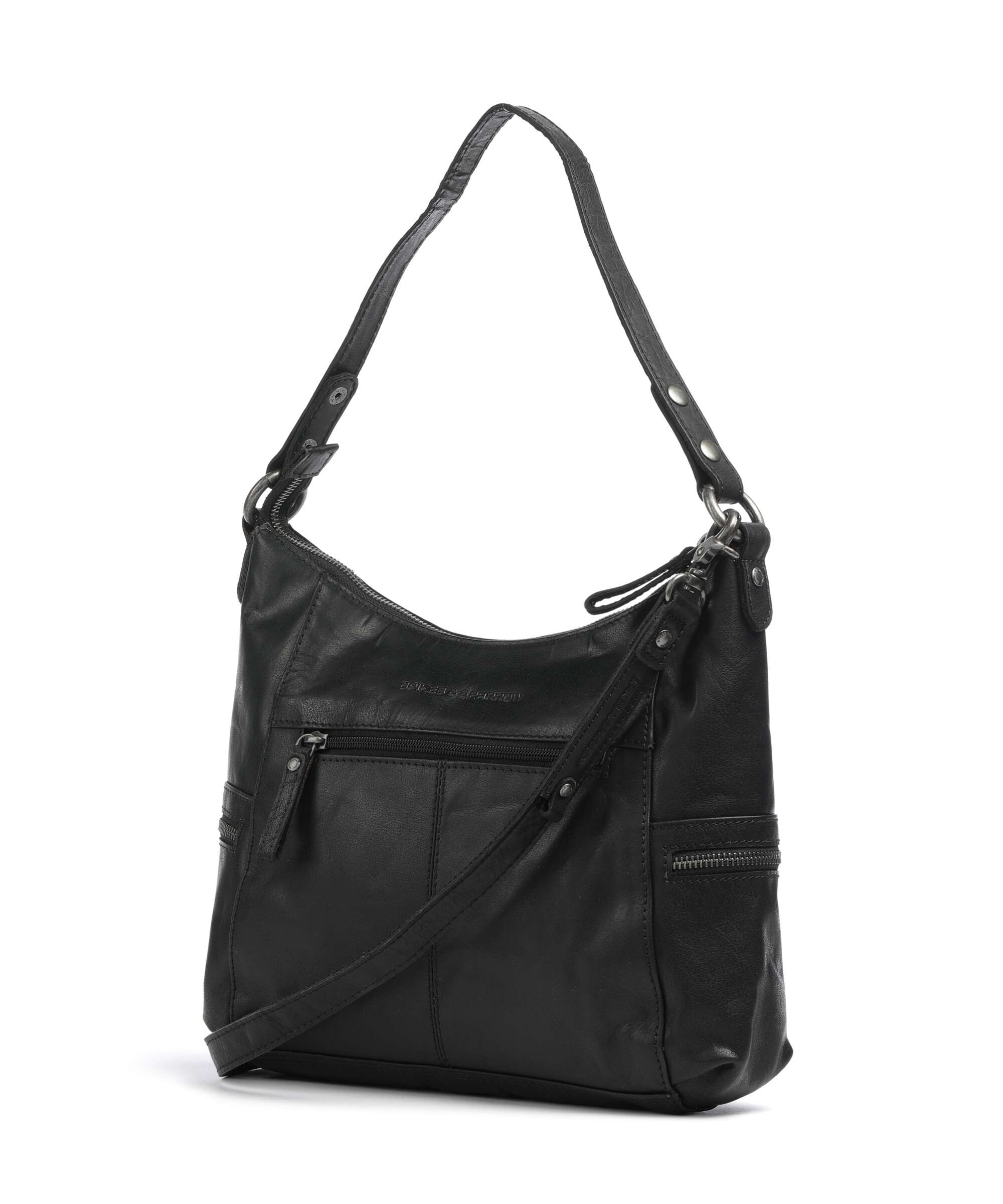 Spikes & Sparrow Bronco Toronto Hobo bag black