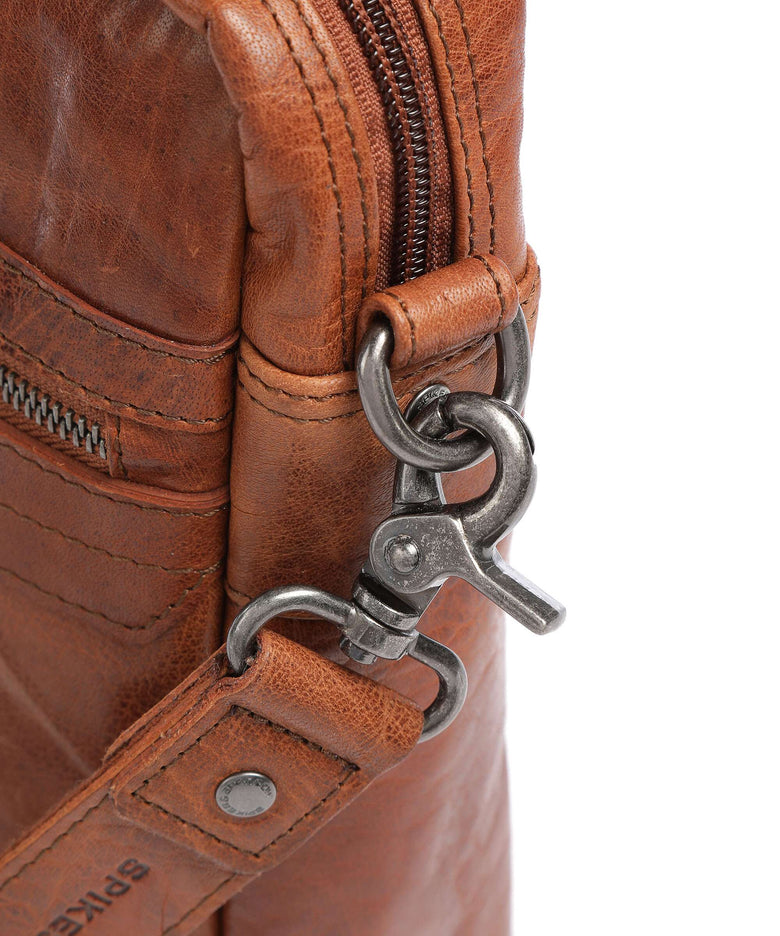 Spikes & Sparrow Bronco Briefcase brandy