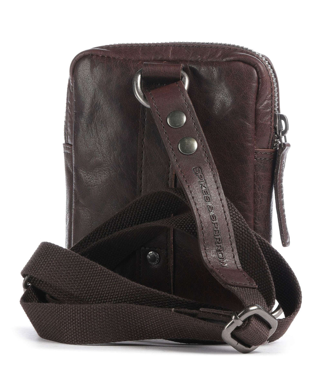 Spikes & Sparrow Bronco Miami Sling bag dark brown
