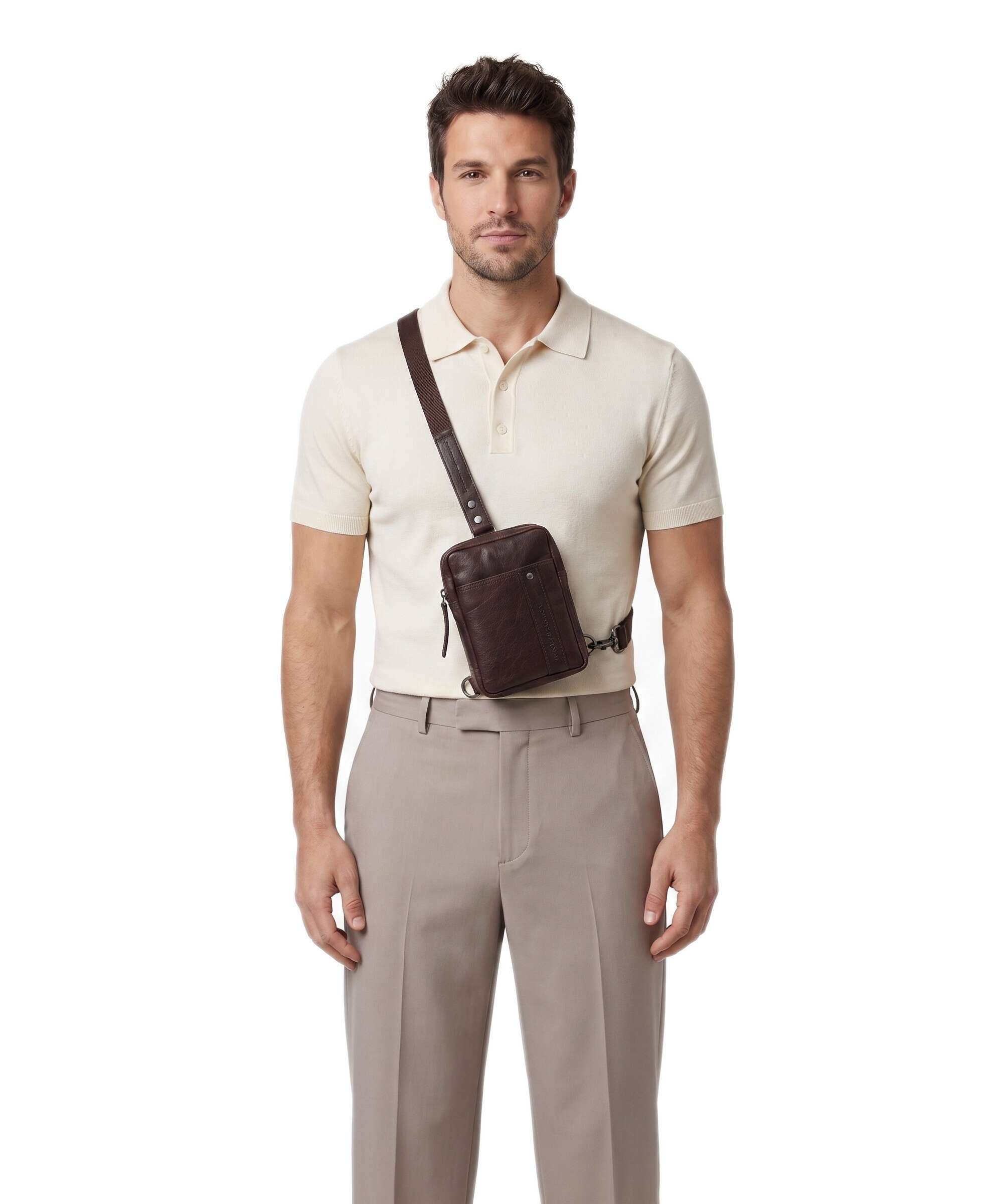 Spikes & Sparrow Bronco Miami Sling bag dark brown