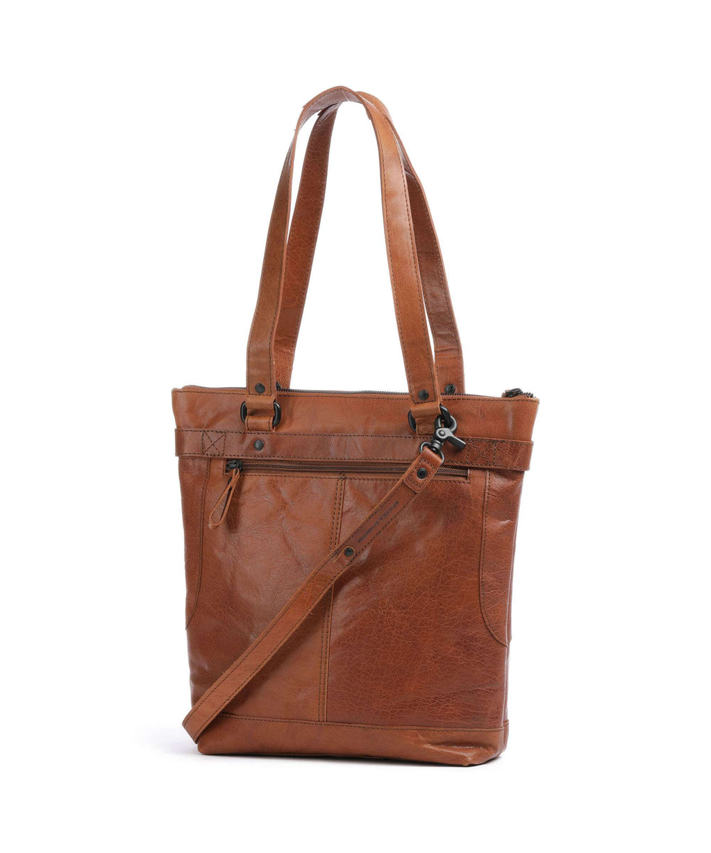 Spikes & Sparrow Bronco Tote bag cognac