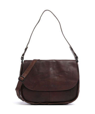 Spikes & Sparrow Bronco Yaris Schultertasche dark brown