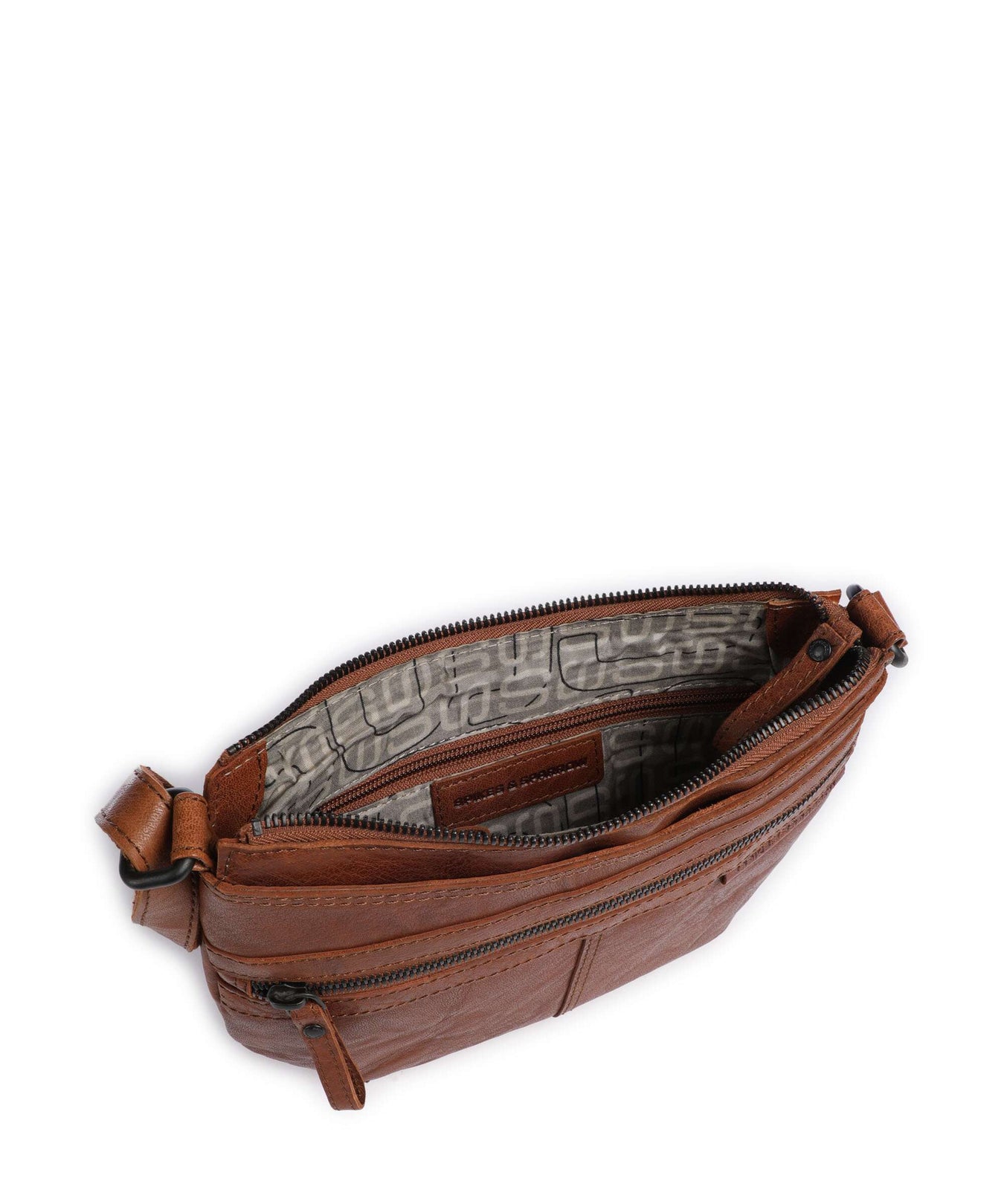Spikes & Sparrow Bronco Camreen Crossbody bag brandy