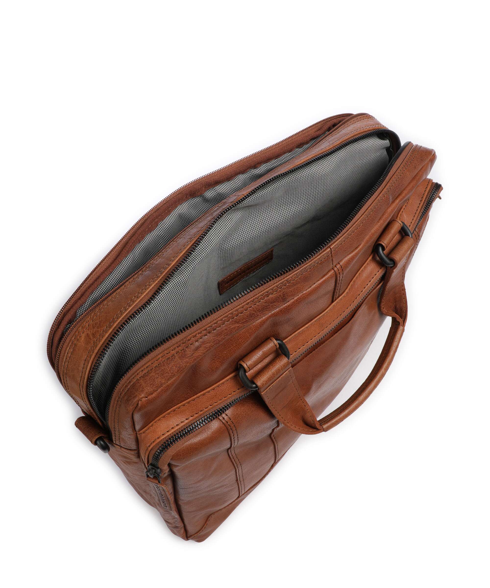 Spikes & Sparrow Bronco Kharter Laptop bag brandy