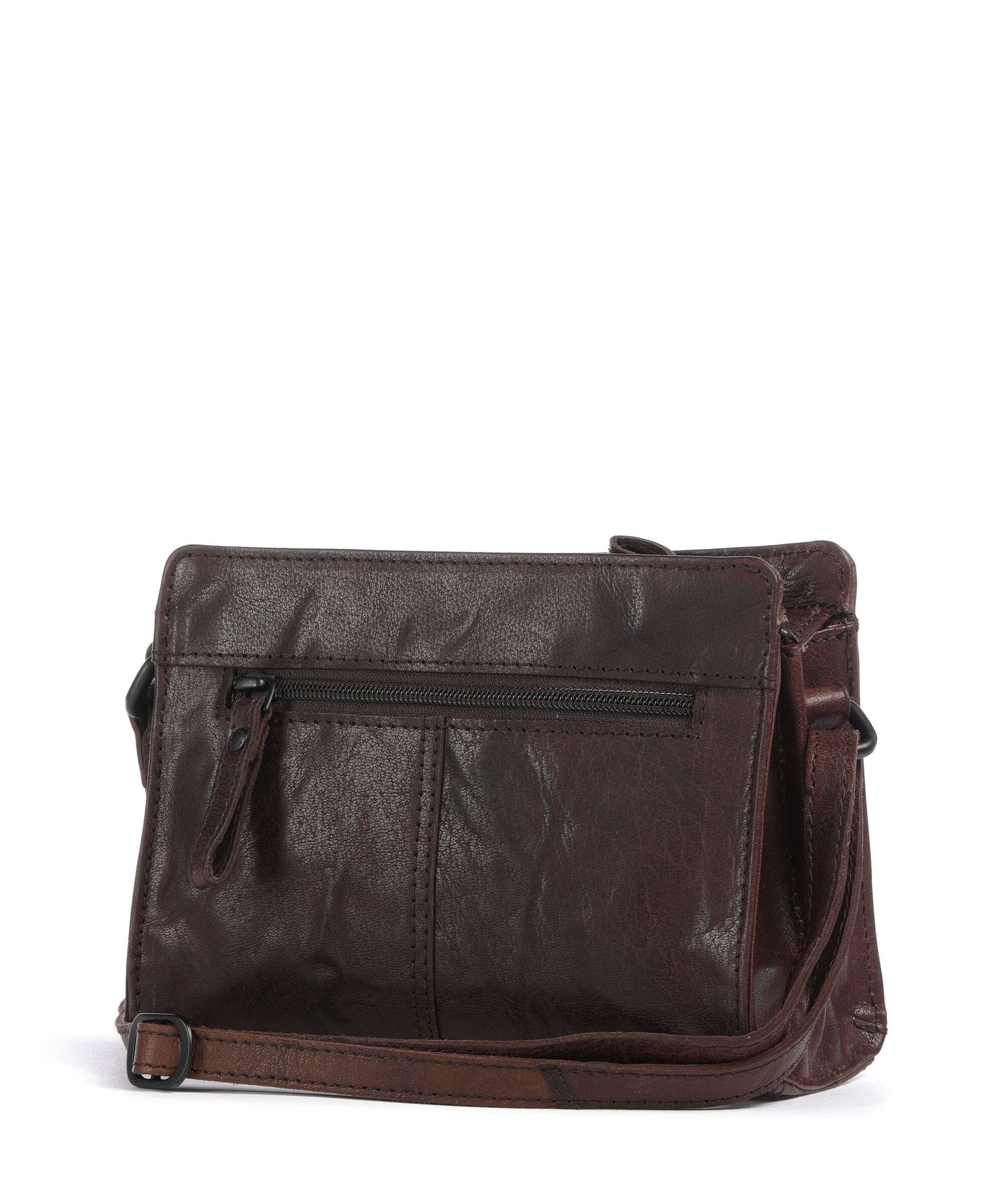 Spikes & Sparrow Bronco Leyla Crossbody bag dunkelbraun