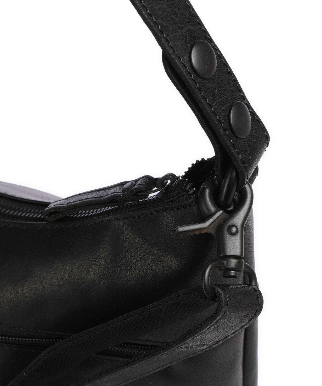 Spikes & Sparrow Bronco Sherrill Hobo bag schwarz