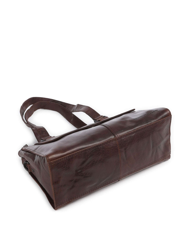 Spikes & Sparrow Bronco Amity Shoulder bag dunkelbraun