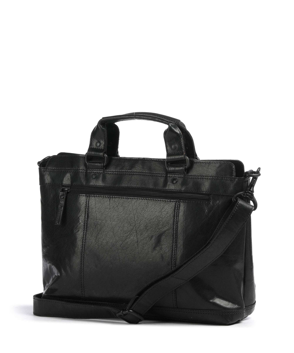 Spikes & Sparrow Bronco Bennie Briefcase schwarz