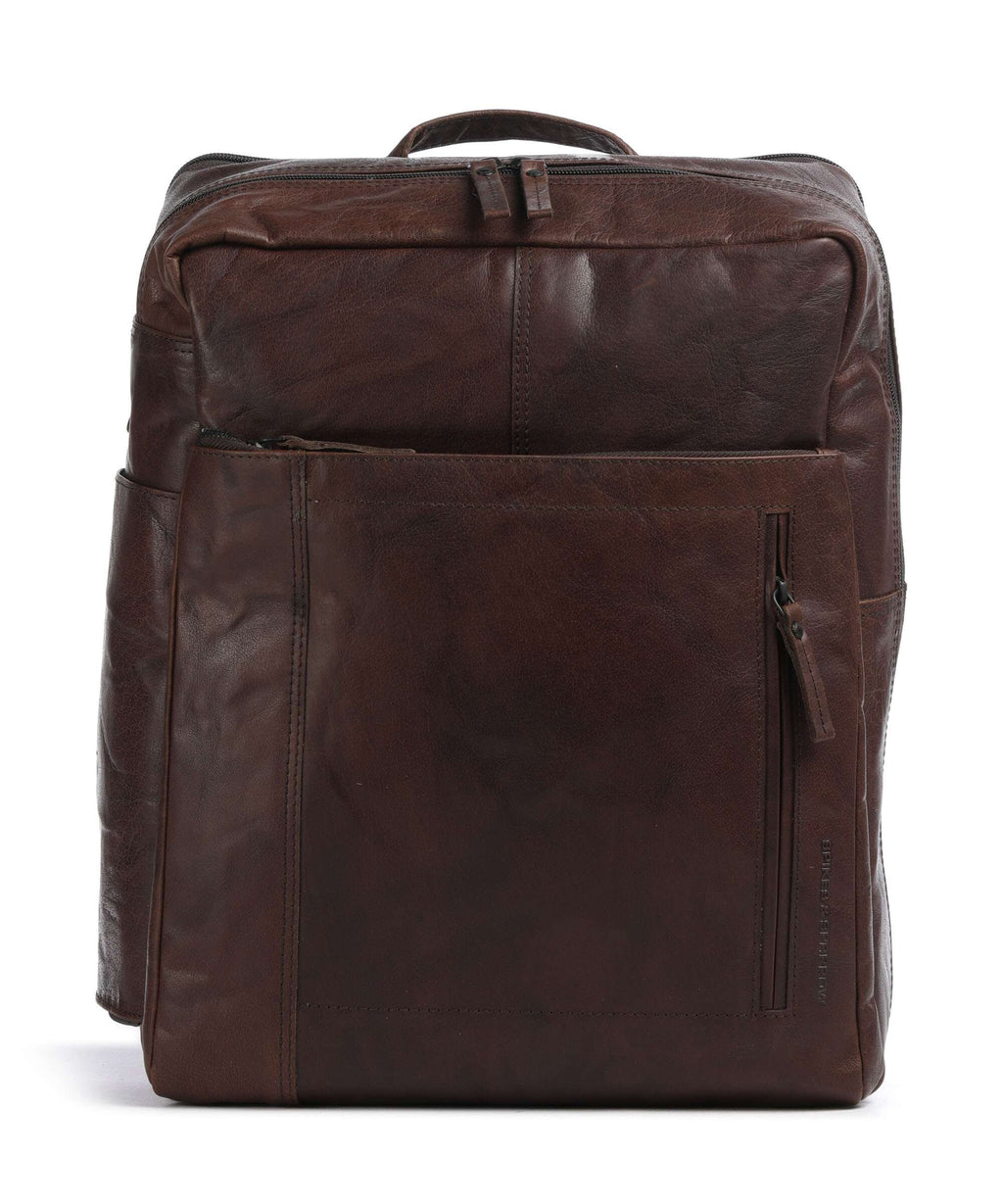 Spikes & Sparrow Bronco Jonathan Backpack dunkelbraun