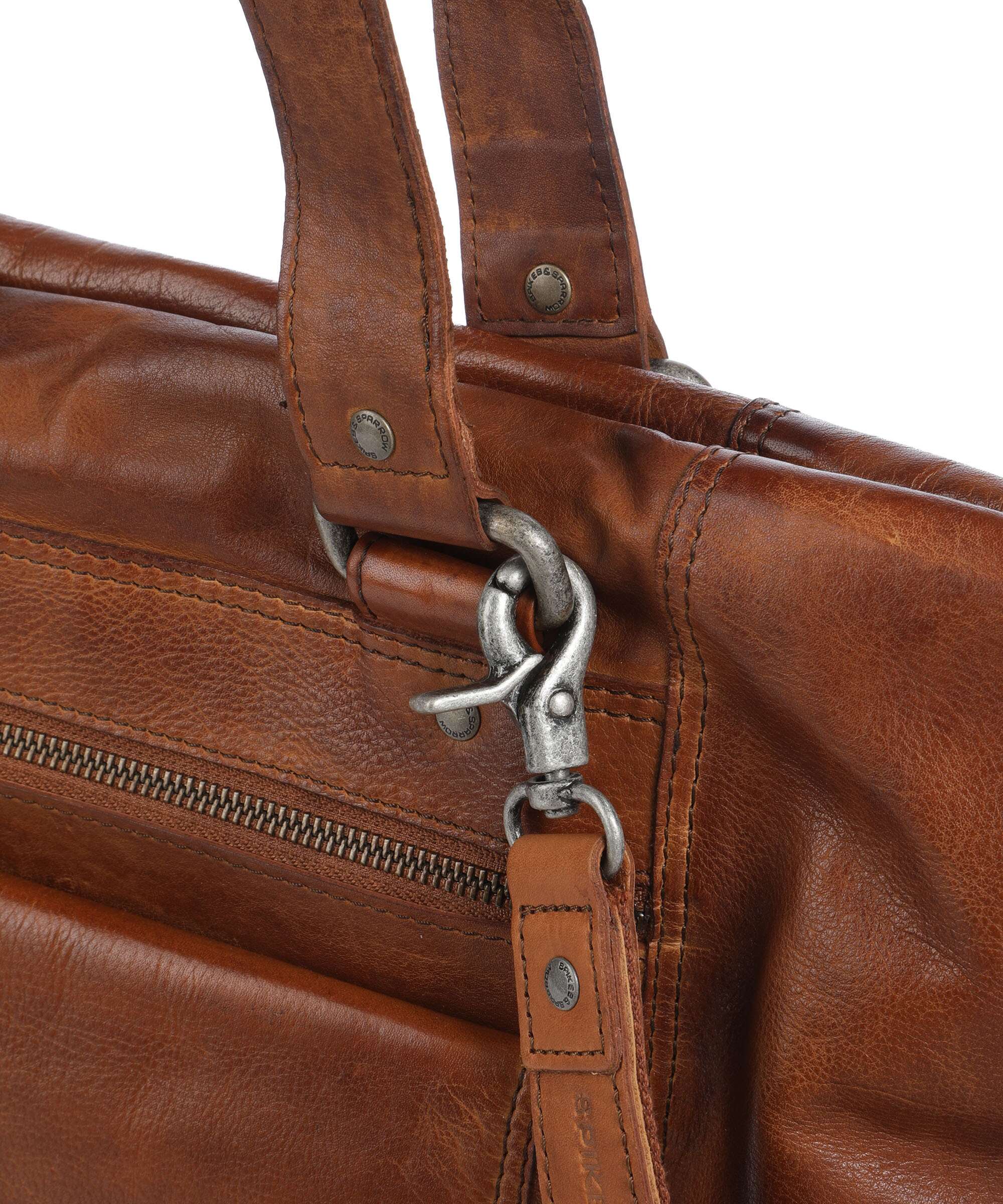 Spikes & Sparrow Apache Amina Briefcase brandy