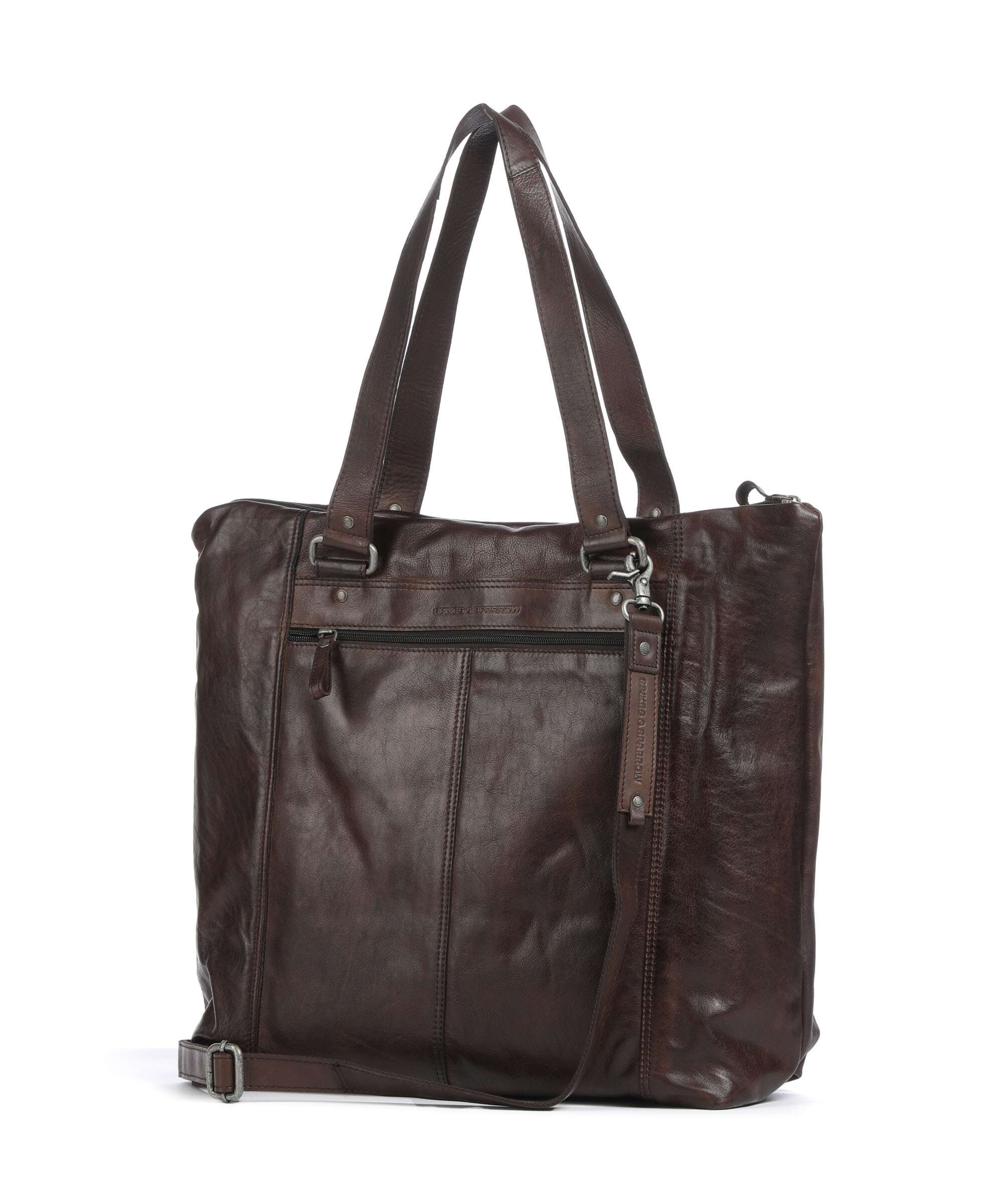 Spikes & Sparrow Apache Amina Briefcase braun
