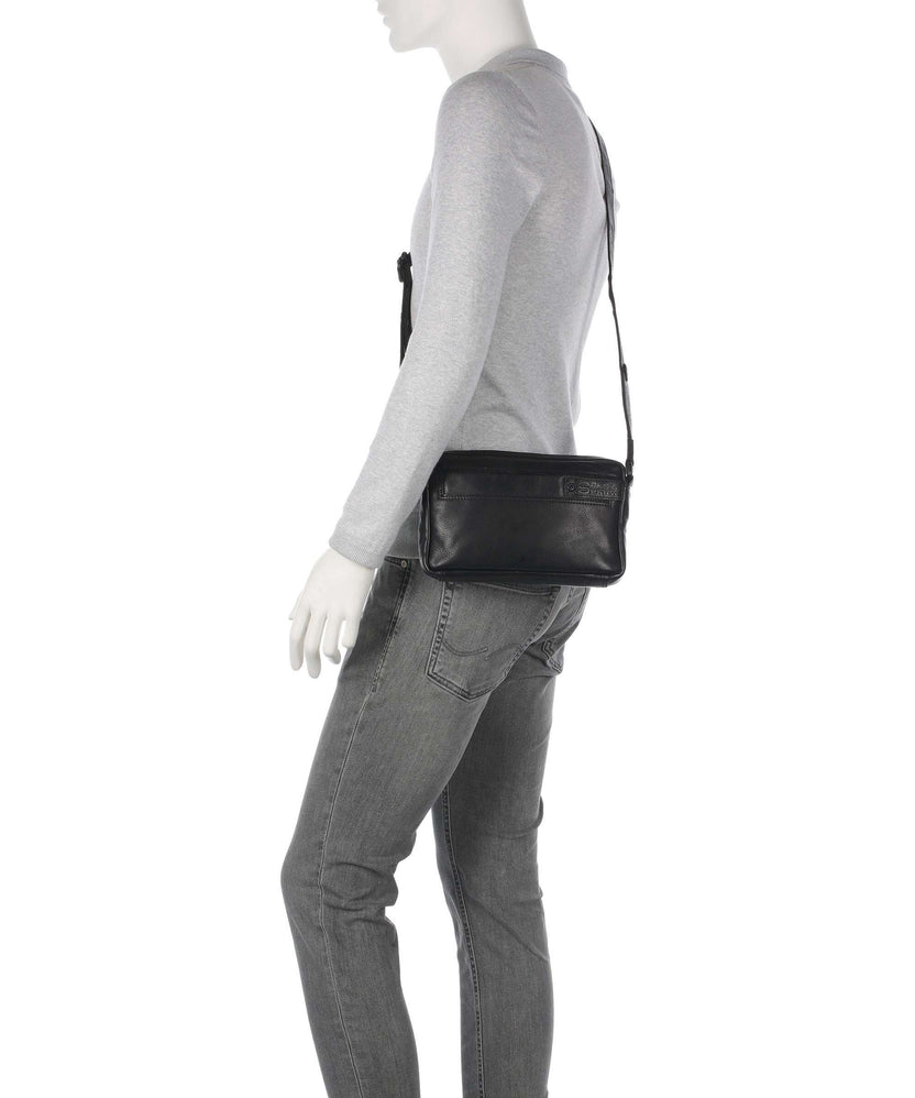 Spikes & Sparrow Apache Hubbert Crossbody bag schwarz