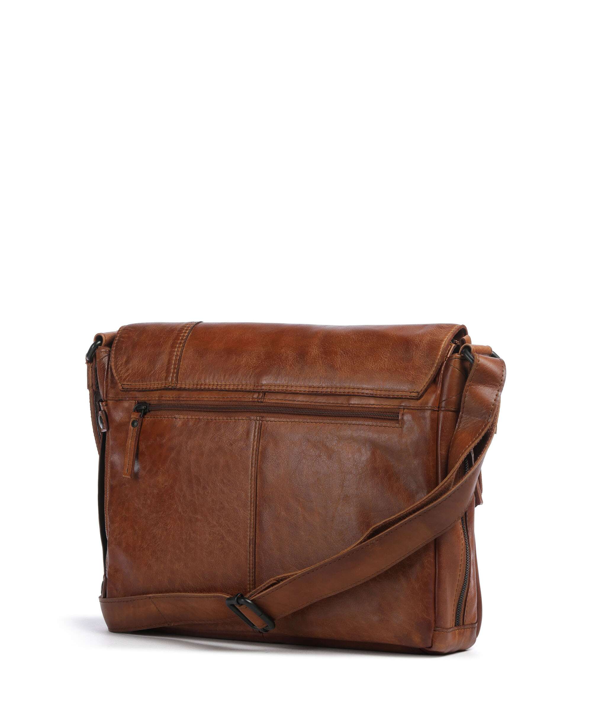 Spikes & Sparrow Apache Deen Messenger bag brandy