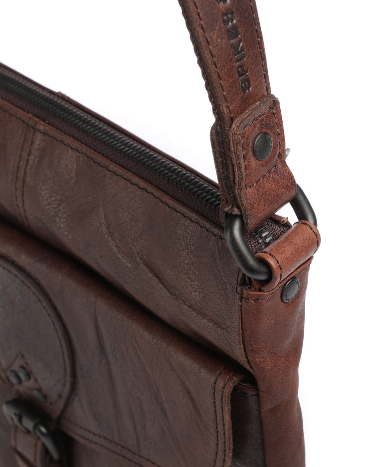 Spikes & Sparrow Bronco Millie Crossbody bag dark brown