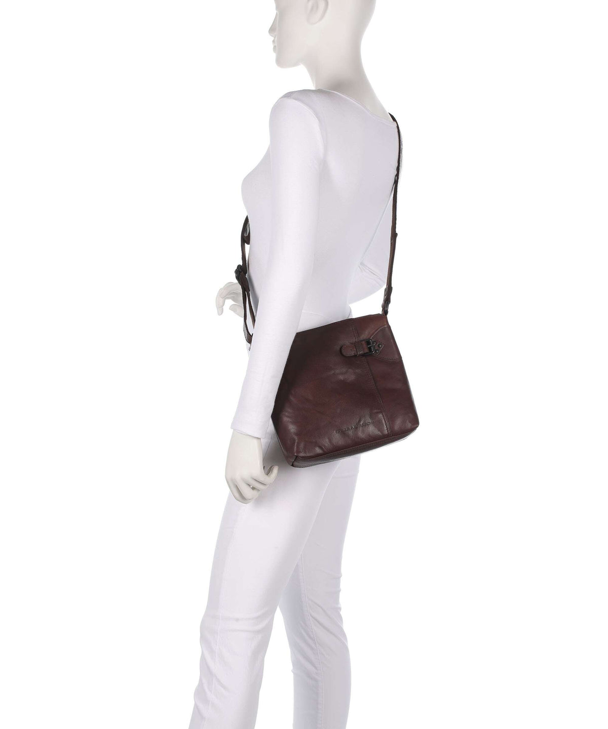 Spikes & Sparrow Bronco Serina Crossbody bag dark brown