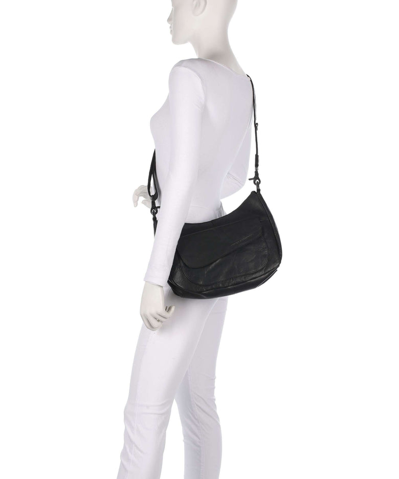 Spikes & Sparrow Bronco Ida Hobo bag black