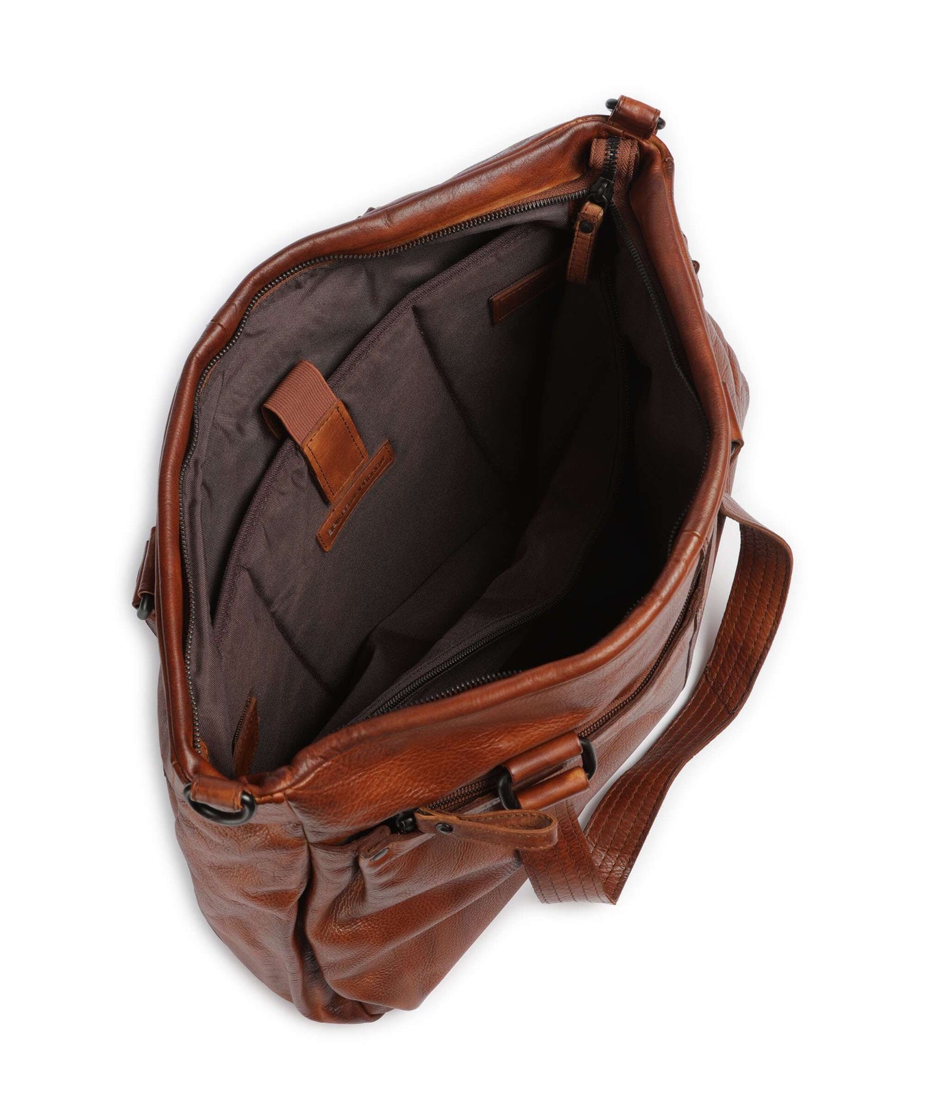 Spikes & Sparrow Apache Chrissey Briefcase brandy