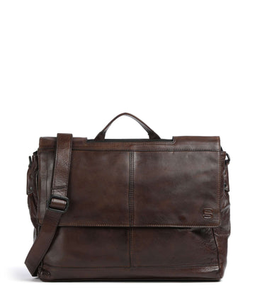 Spikes & Sparrow Apache Benzo Aktentasche dark brown