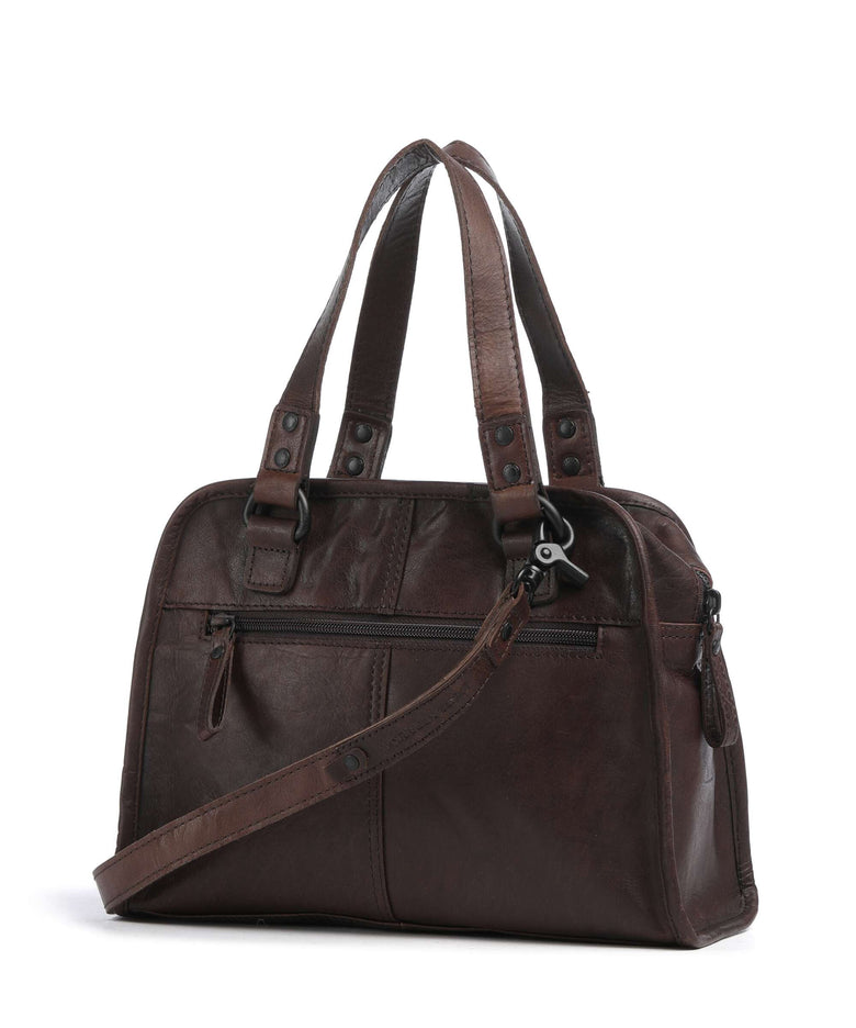 Spikes & Sparrow Bronco Danine Handbag dark brown