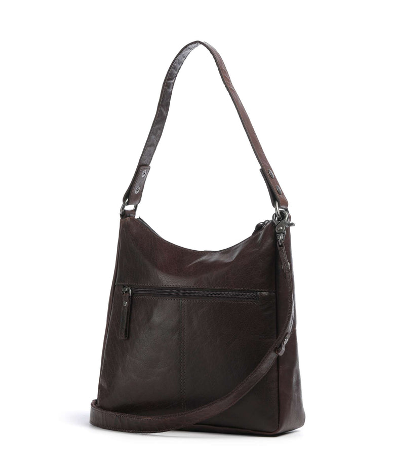 Spikes & Sparrow Bronco Cydney Hobo bag dark brown