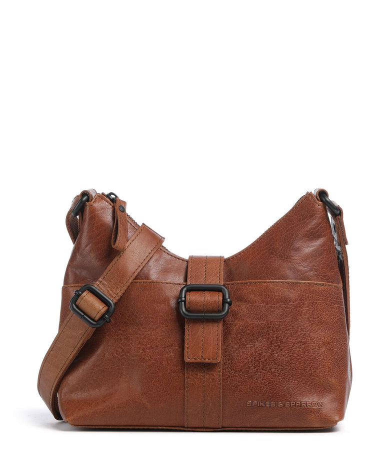 Spikes & Sparrow Bronco Ellesse Crossbody bag brandy