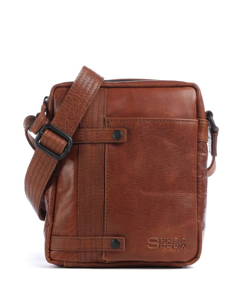 Spikes & Sparrow Bronco Benn Crossbody bag brandy