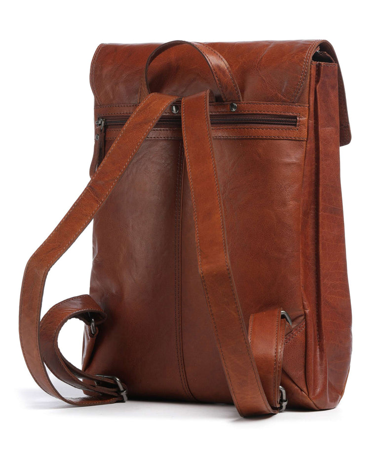 Spikes & Sparrow Bronco Marlotte Laptop backpack brandy