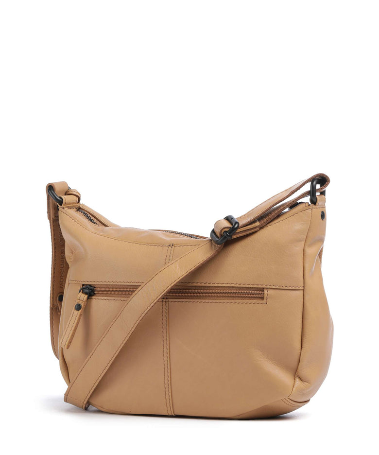 Spikes & Sparrow Suede Mix Lorain Crossbody bag camel