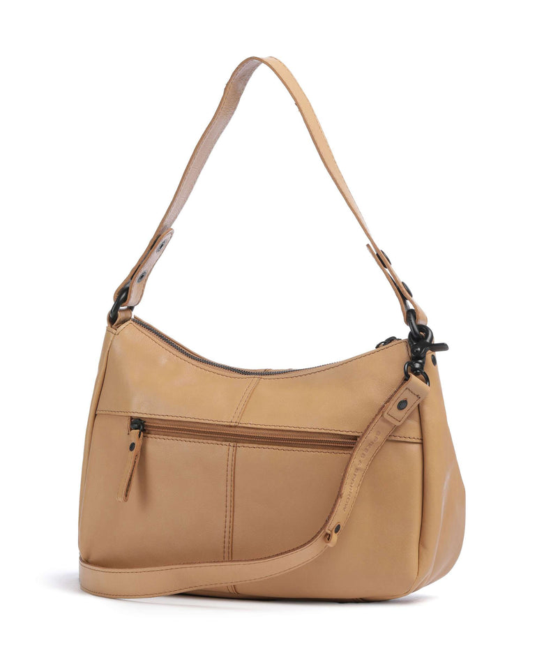 Spikes & Sparrow Suede Mix Jadeline Shoulder bag camel