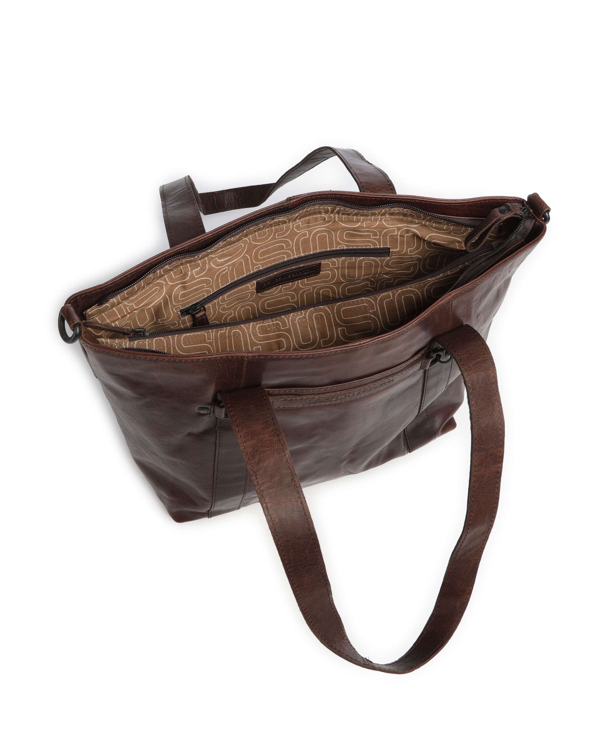 Spikes & Sparrow Bronco Jannah Tote bag dark brown