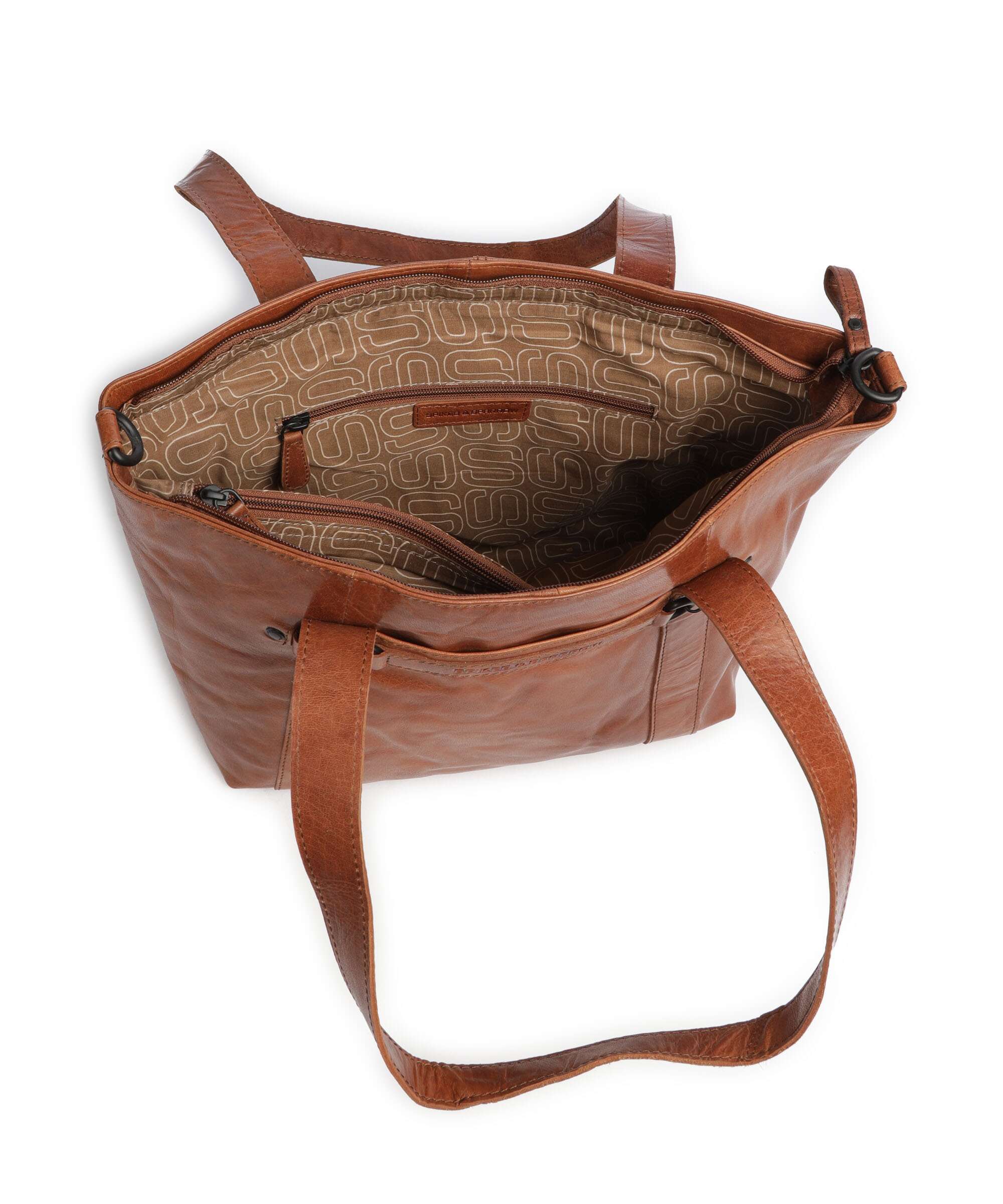 Spikes & Sparrow Bronco Jannah Tote bag brandy