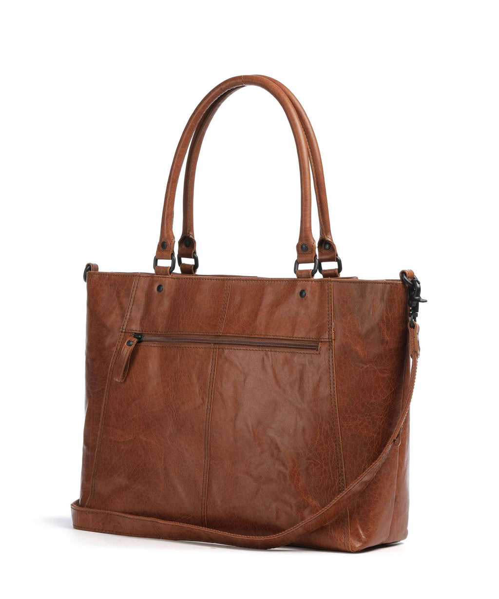Spikes & Sparrow Bronco Dominique Tote bag brandy