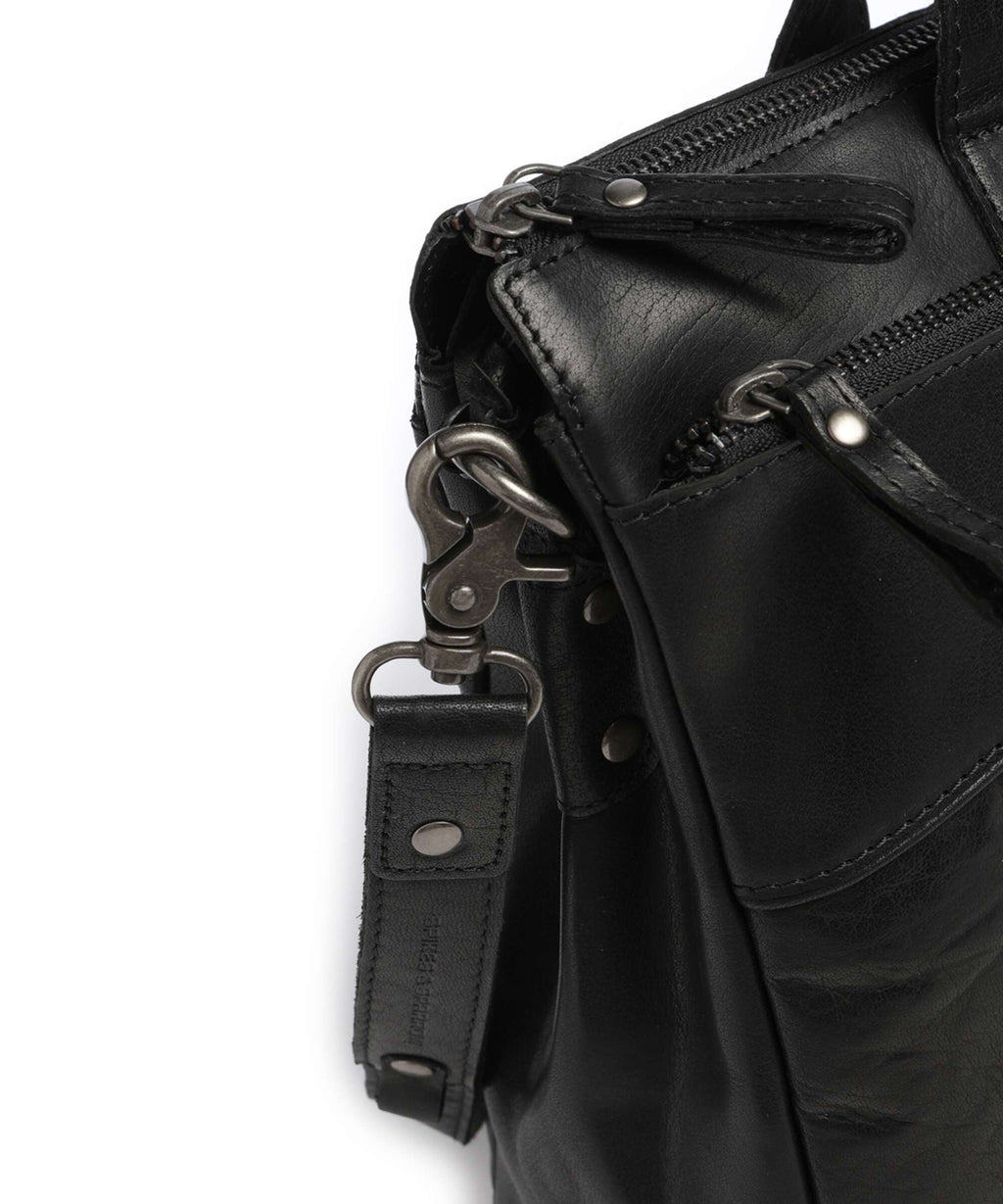 Spikes & Sparrow Bronco Yasmijn Tote bag black