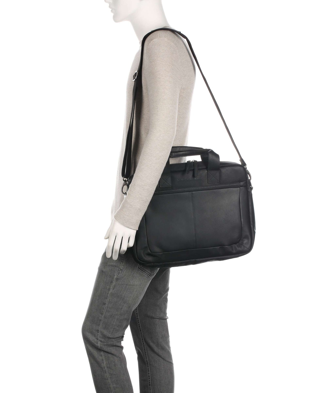 The Chesterfield Brand Calvi Briefcase black