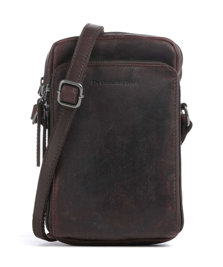 The Chesterfield Brand Hamilton Crossbody bag dunkelbraun