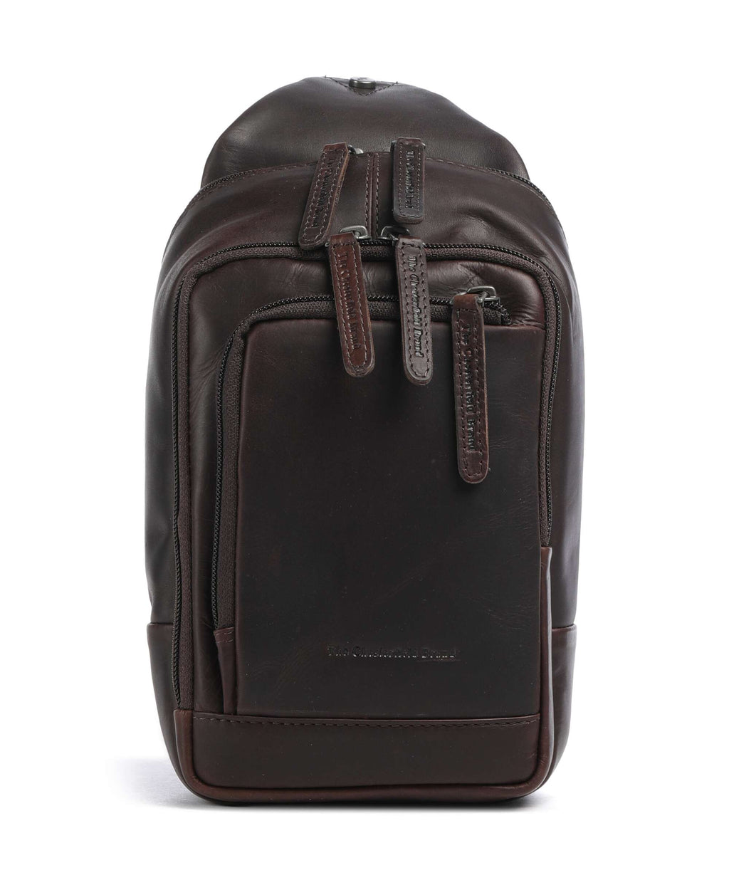 The Chesterfield Brand Wax Pull Up Cow Riga Sling bag brown